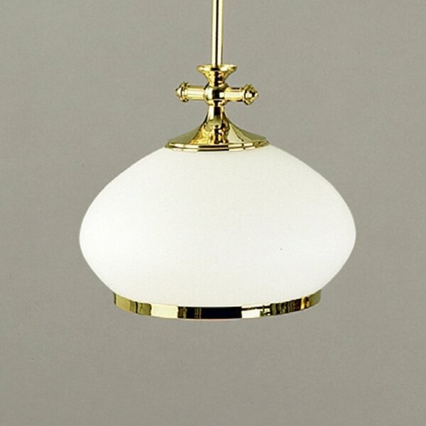 ORION Lampă suspendată Empira auriu 24 cm, reglabil, Auriu / Alamă, Camera de zi / sufragerie, Metal, Antichitate