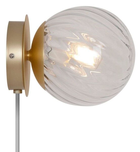 Lampă de perete Nordlux, Transparent, Camera de zi, Sticlă