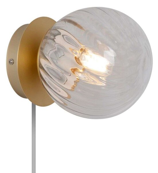 Lampă de perete Nordlux, Transparent, Camera de zi, Sticlă