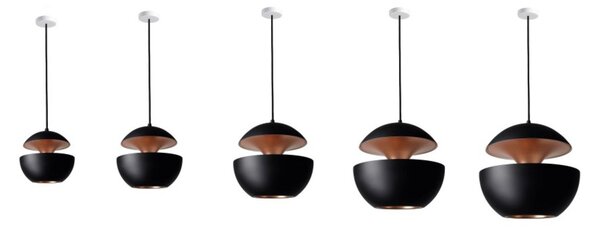 Here Comes The Sun Lustră Pendul ø450 Black/Copper - DCW