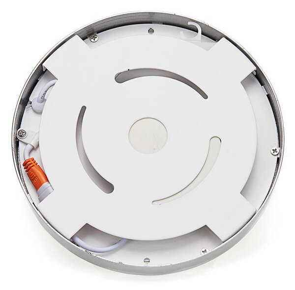 ORION Plafonieră LED Vika, rotundă, titan mat, Ø 18cm, Metalic, Camera de zi / sufragerie, Metal, Modern