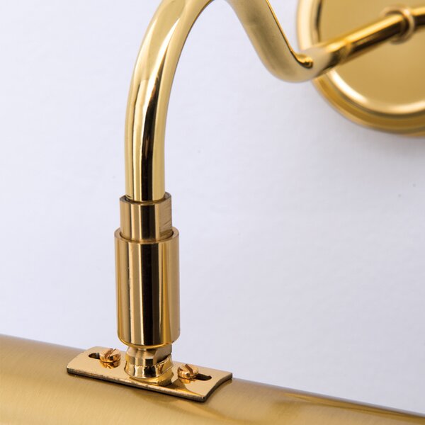 ORION Aplică tablou Lariga 25 cm, reglabil, Auriu / Alamă, Camera de zi / sufragerie, Metal