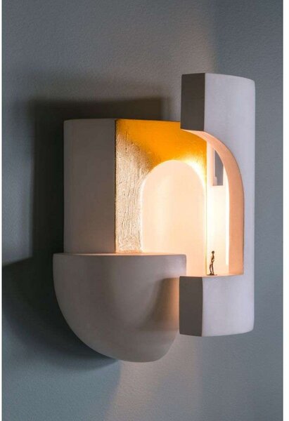 Lampă de perete DCW, Auriu / Alamă, Plastic, Design