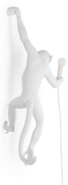 Lampă de masă SELETTI, Monkey Lamp, Alb, Camera de zi, Plastic, Design