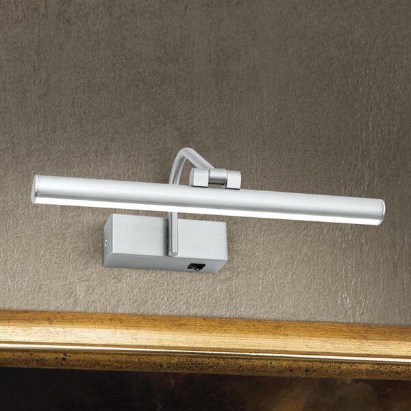 ORION Aplică tablou LED Sofia cu comutator - 30 cm, Gri, Camera de zi / sufragerie, Metal, Modern