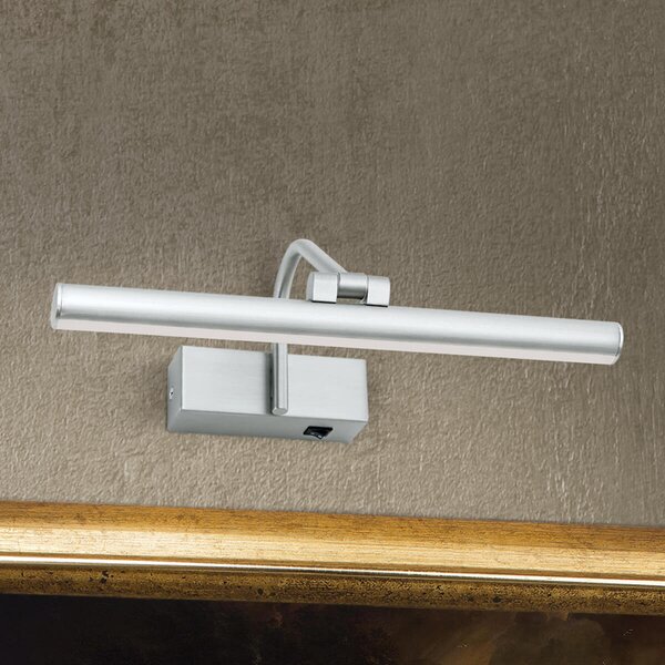 ORION Aplică tablou LED Sofia cu comutator - 30 cm, Gri, Camera de zi / sufragerie, Metal, Modern