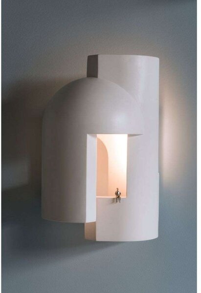 Lampă de perete DCW, reglabil, Alb, Camera de zi, Tencuială / Argilă, Design