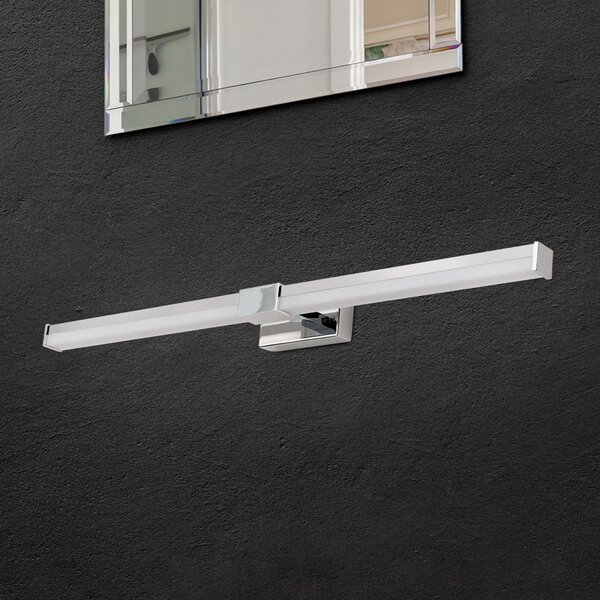 ORION Lampă oglindă baie Argo cu LED 55,5 cm, Metalic, Baie, Plastic, Modern