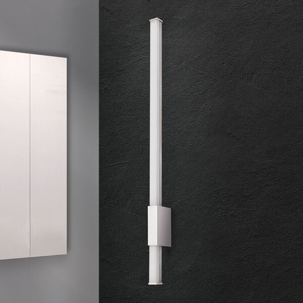 ORION Aplică îngustă baie Argo cu LED, IP44, 60,5cm, Metalic, Baie, Metal, Modern