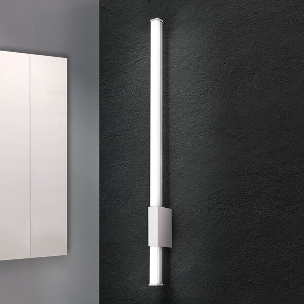 ORION Aplică îngustă baie Argo cu LED, IP44, 60,5cm, Metalic, Baie, Metal, Modern