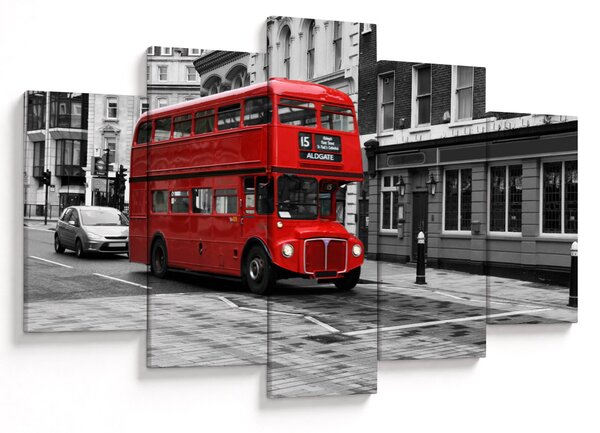 Tablou - Londra cu autobuz (150x105 cm)