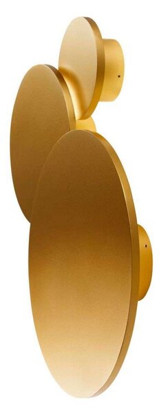 Lampă de perete LIGHT-POINT, Auriu / Alamă, Terasă, Aluminiu