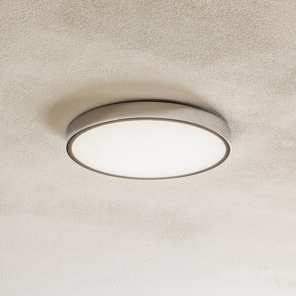 ORION Plafonieră cu LED Bully, cromat, Ø 24 cm, Metalic, Camera de zi / sufragerie, Metal, Modern