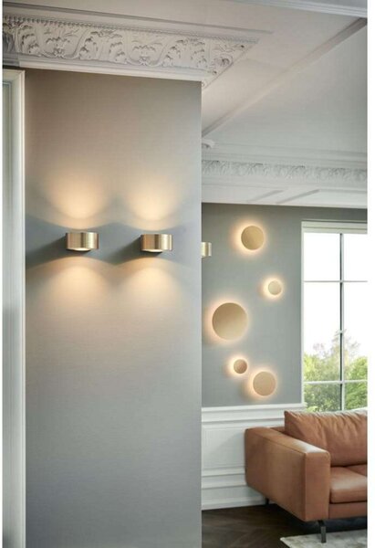 Lampă de perete LIGHT-POINT, reglabil, Auriu / Alamă, Baie, Aluminiu
