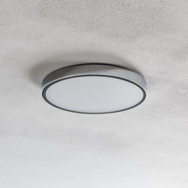 ORION Plafonieră cu LED Bully, cromat, Ø 24 cm, Metalic, Camera de zi / sufragerie, Metal, Modern