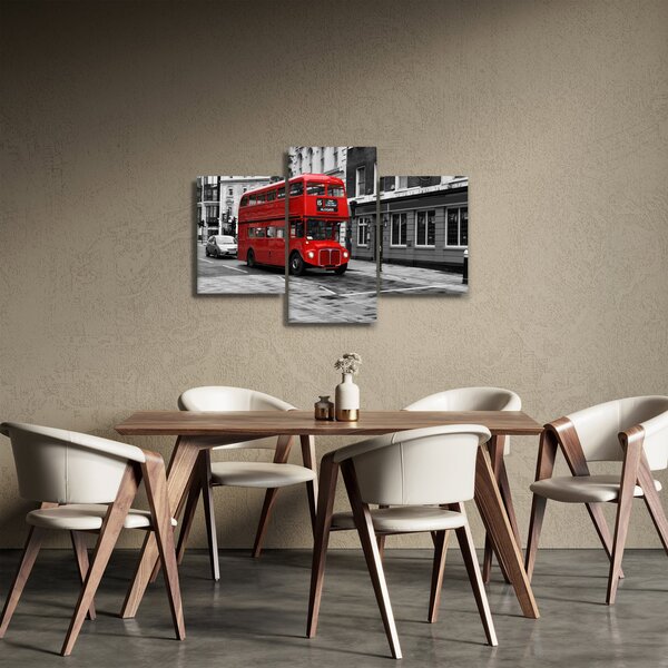 Tablou - Londra cu autobuz (90x60 cm)