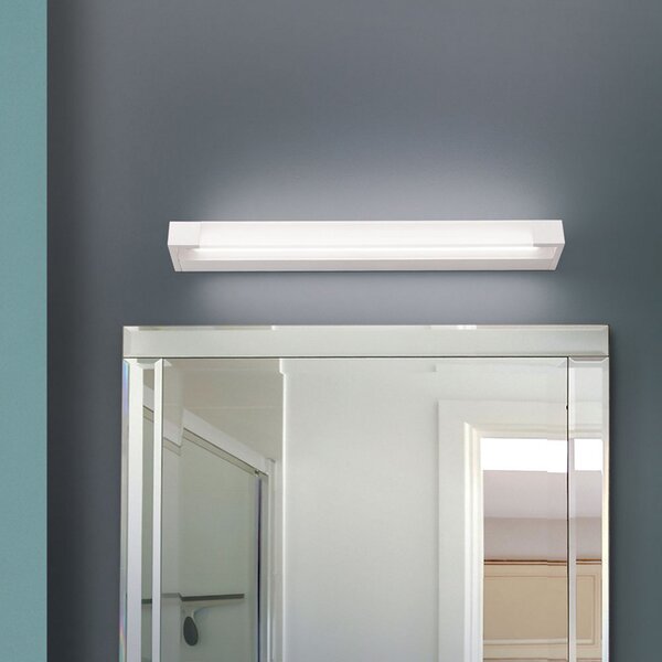 ORION Lampă LED oglindă Marilyn 57 cm alb, Alb, Baie, Metal, Modern