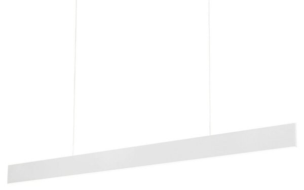 ORION Lampă pendul LED Gideon, Up- & Downlight, alb, reglabil, Alb, Camera de zi / sufragerie, Metal, Modern