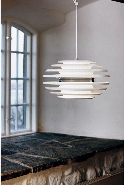 Ellipse Lustră Pendul Ø500 Matt White/Brass - Belid