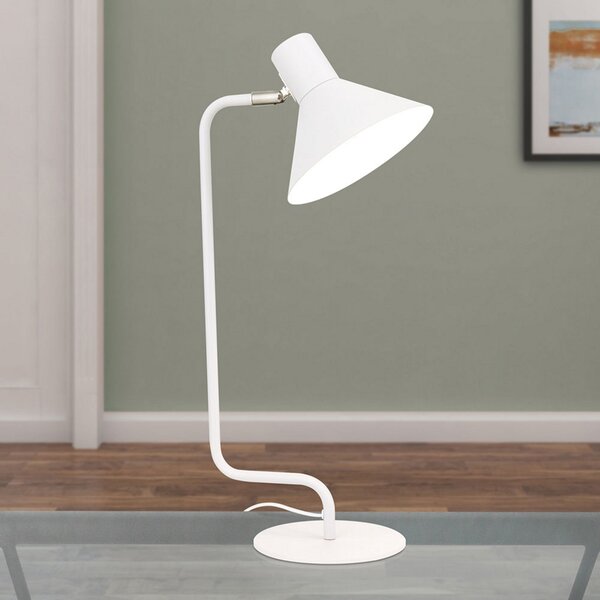 ORION Lampă de birou Viktoria cap reglabil, alb, Alb, Camera de zi / sufragerie, Metal, Modern