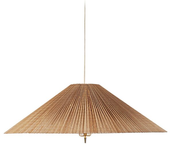Lustră Pendul GUBI, 1972, reglabil, Lemn, Camera de zi, Bamboo, Design