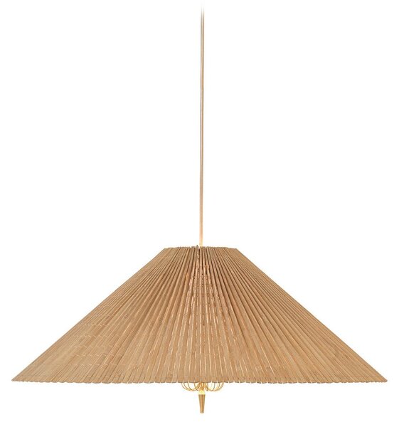 Lustră Pendul GUBI, 1972, reglabil, Lemn, Camera de zi, Bamboo, Design