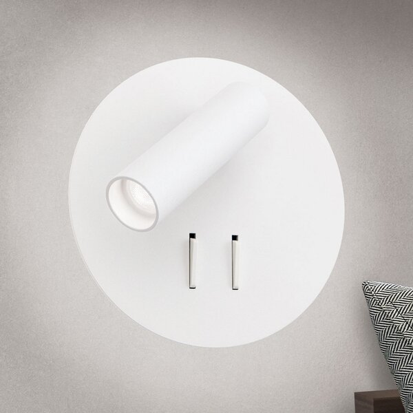 ORION Aplică perete LED Lenny cu 2 sursă de lumină, alb, Alb, dormitor, Metal, Modern