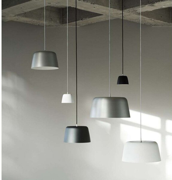 Lustră Pendul Normann Copenhagen, Alb, Camera de zi, Aluminiu