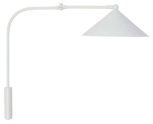Lampă de perete OYOY Living Design, Kasa, Alb, Camera de zi, Metal, Scandinavă