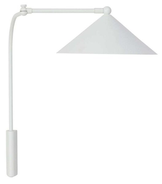 Lampă de perete OYOY Living Design, Kasa, Alb, Camera de zi, Metal, Scandinavă