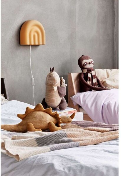 Lampă de perete OYOY Living Design, Maro / Rugină, Cameră pentru copii, Plastic