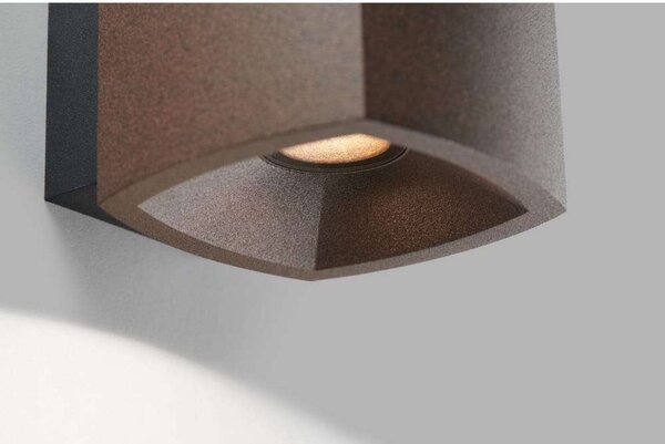 Lampă de perete LIGHT-POINT, reglabil, Maro / Rugină, Subsol, Aluminiu
