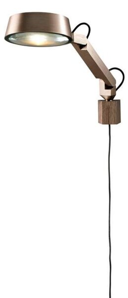 Lampă de perete LIGHT-POINT, reglabil, Bronz / Alamă Veche, Camera de zi, Aluminiu
