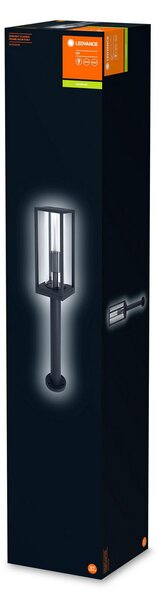 LEDVANCE Ledvance Endura Classic Frame lampă trotuar h=60cm, Negru, Metal, Modern, Felinar