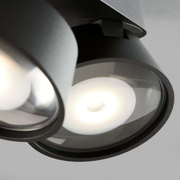 Plafoniere LIGHT-POINT, Negru, Camera de zi, Aluminiu