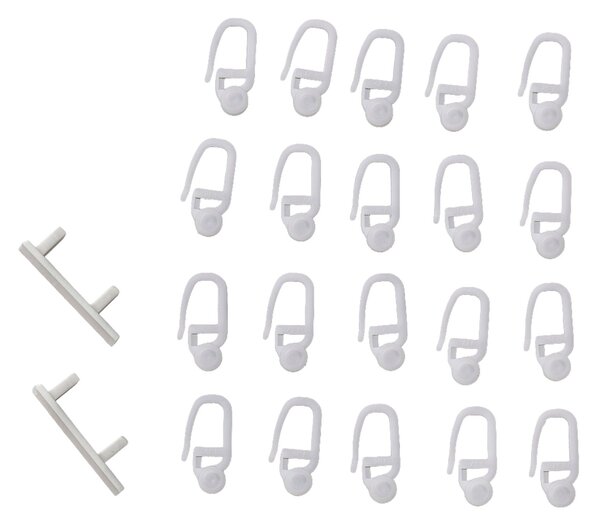 Șină de tavan simplă 150 cm – set complet