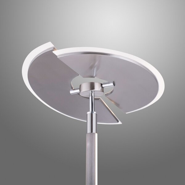 PURE Lampadar LED Mutil, model Diamond, lampă de citit, CCT, reglabil, Gri, Camera de zi / sufragerie, Metal, Modern, Lumină de lectură