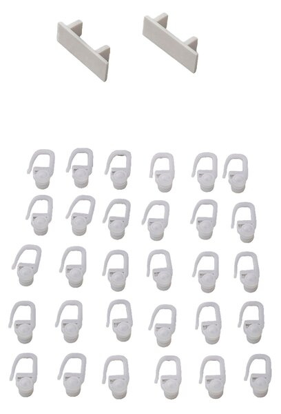 Șină de tavan simplă 210 cm – set complet