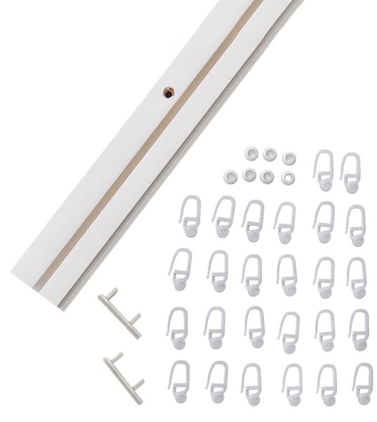 Șină de tavan simplă 180 cm – set complet