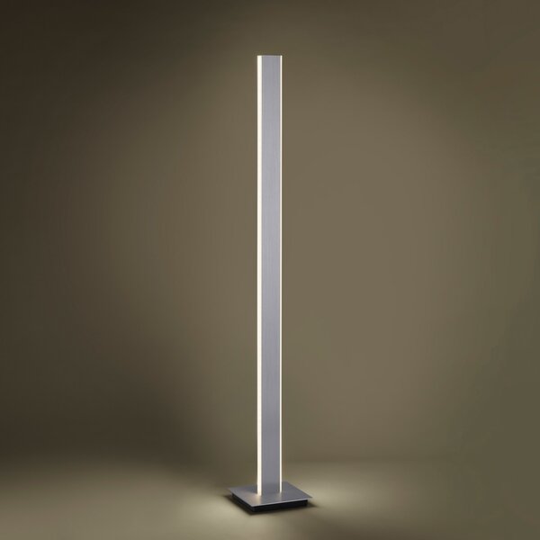 Q-Smart-Home Paul Neuhaus Q-Adriana lampă de podea LED, 140 cm, reglabil, Metalic, Camera de zi / sufragerie, Metal, Modern