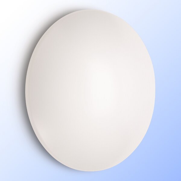 Philips Suede - aplică perete LED rotundă, Ø 28 cm, Alb, Camera de zi / sufragerie, Plastic, Modern