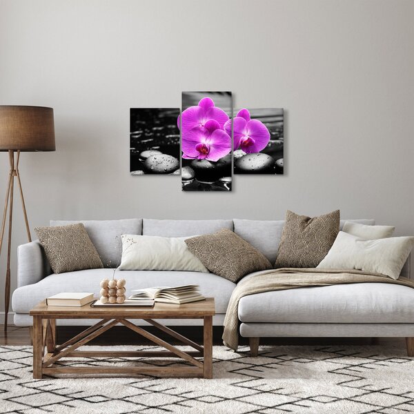Tablou - Orhidee violet (90x60 cm)
