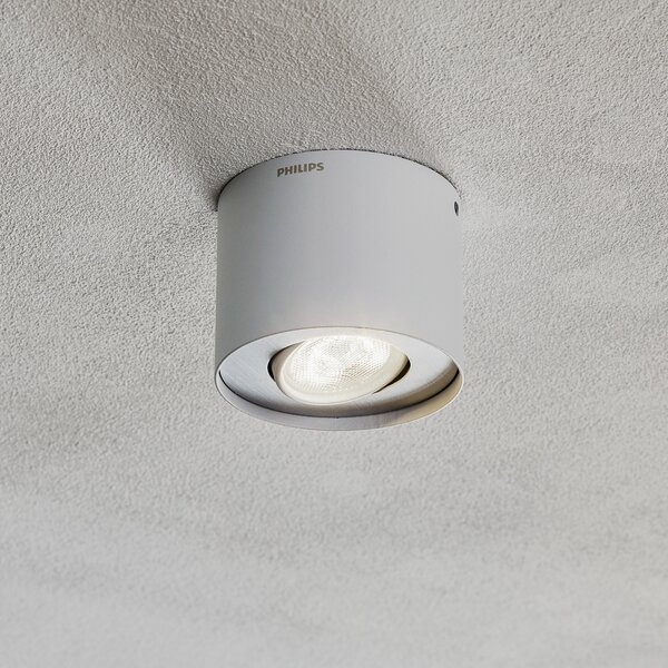 Philips Phase lampă downlight LED alb 1 bec, reglabil, Alb, Camera de zi / sufragerie, Metal, Modern