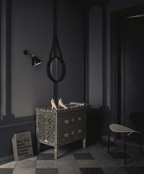 Lampă de perete GUBI, Bestlite BL7, Auriu / Alamă, Camera de zi, Metal, Design