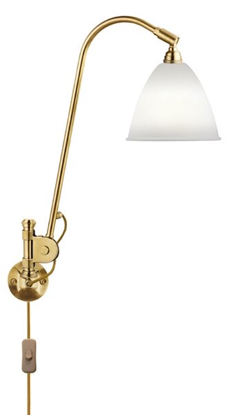 Lampă de perete GUBI, Auriu / Alamă, Camera de zi, Metal