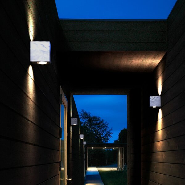 Lămpi de exterior Nordlux, Canto Kubi 2, Metalic, Metal, Modern