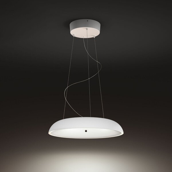 Philips Hue White Ambiance Amaze lampă susp. alb, reglabil, Alb, Camera de zi / sufragerie, Plastic, Modern