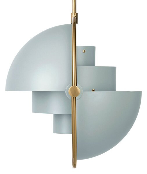 Lustră Pendul GUBI, Multi-Lite, reglabil, Verde, Camera de zi, Metal, Design