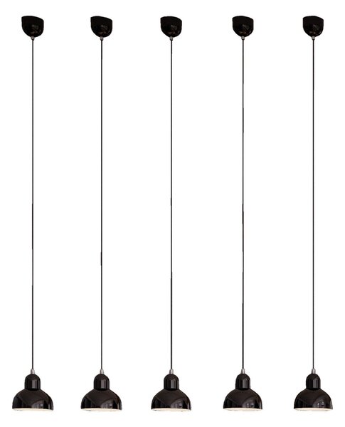 Lustră Pendul FRITZ HANSEN, Kaiser Idell 6722-P, reglabil, Negru, Camera de zi, Metal, Design