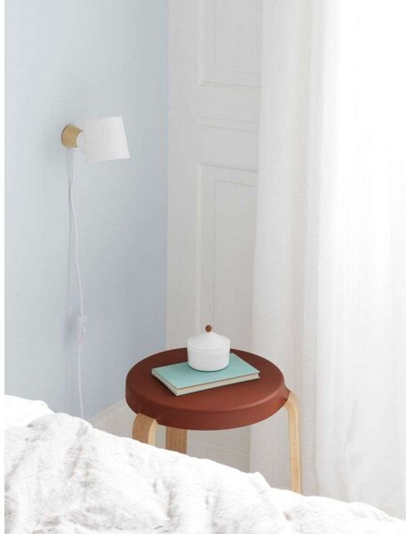 Lampă de perete Normann Copenhagen, Alb, Camera de zi, Metal